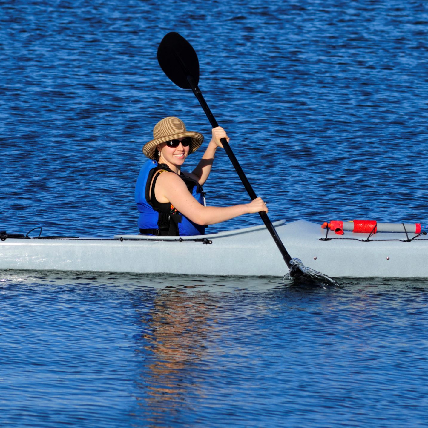 Woman Kayaking