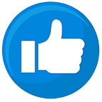 Social media like icon